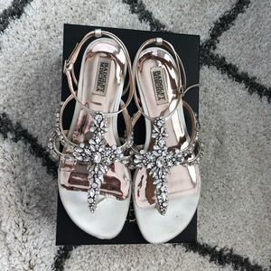 Badgley Mischka Hampden Crystal Sandals